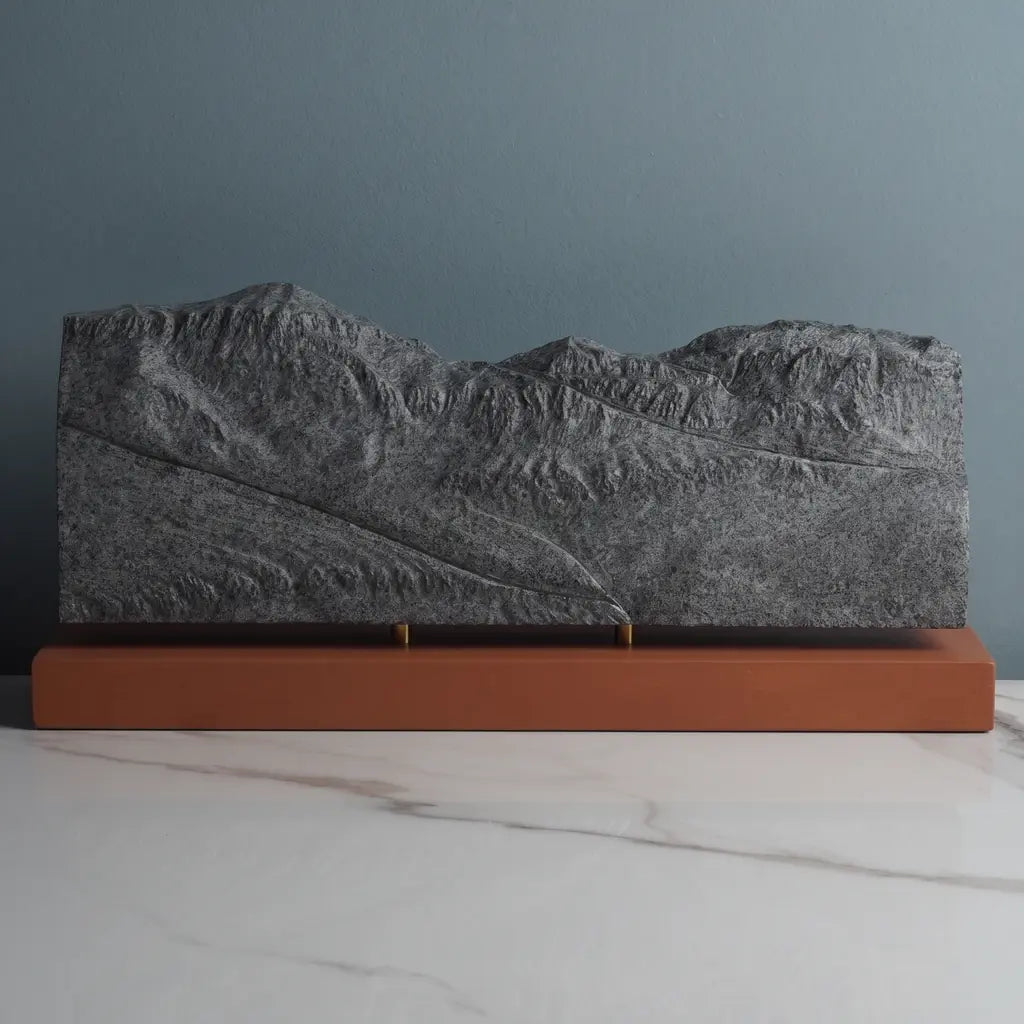 Andes Sculpture - Valle Nevado Ski Resort Sculpted Peaks