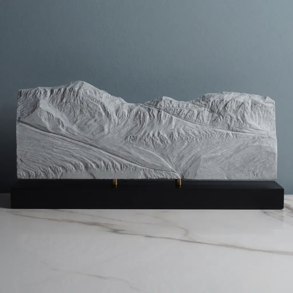 Andes Sculpture - Valle Nevado Ski Resort Sculpted Peaks