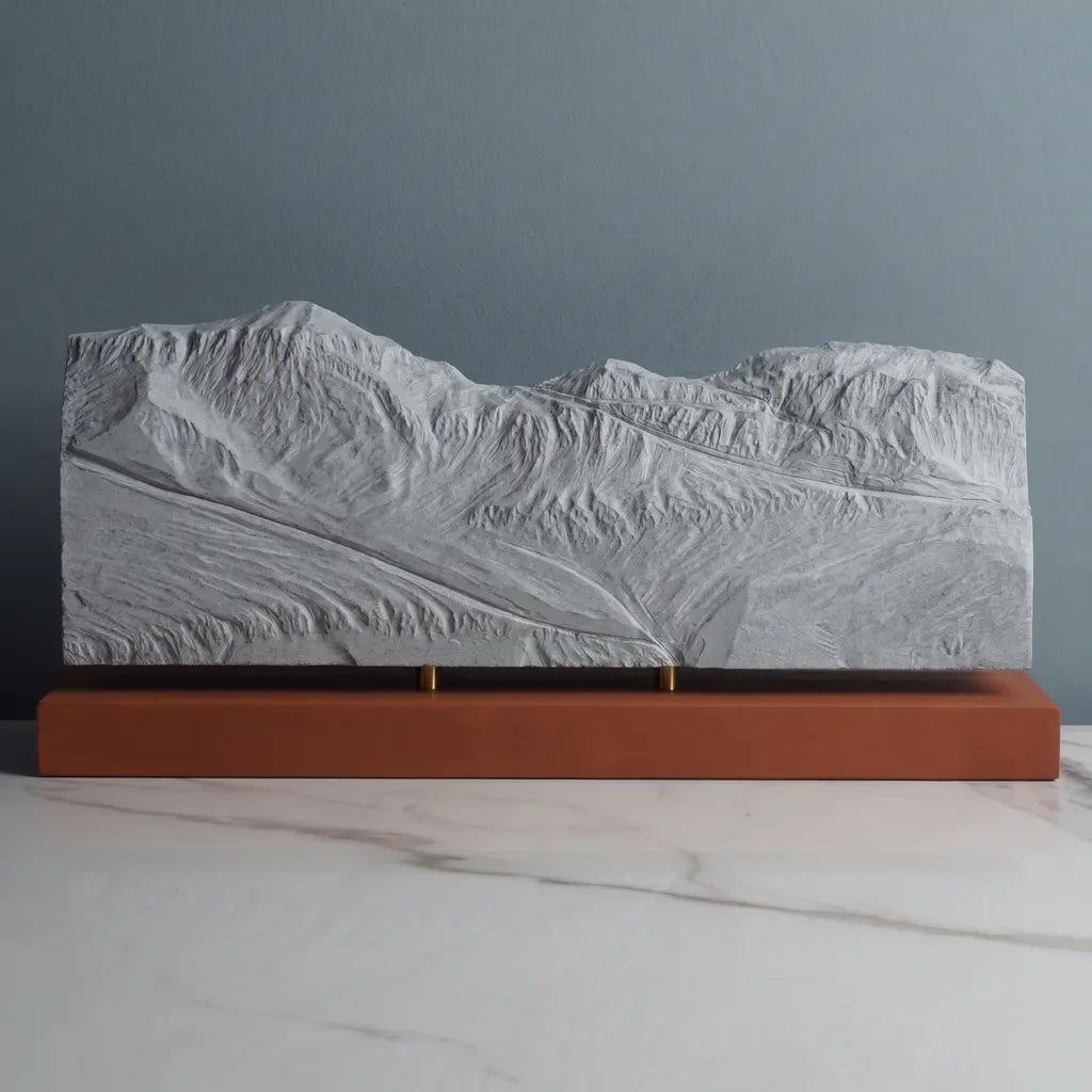Andes Sculpture - Valle Nevado Ski Resort Sculpted Peaks
