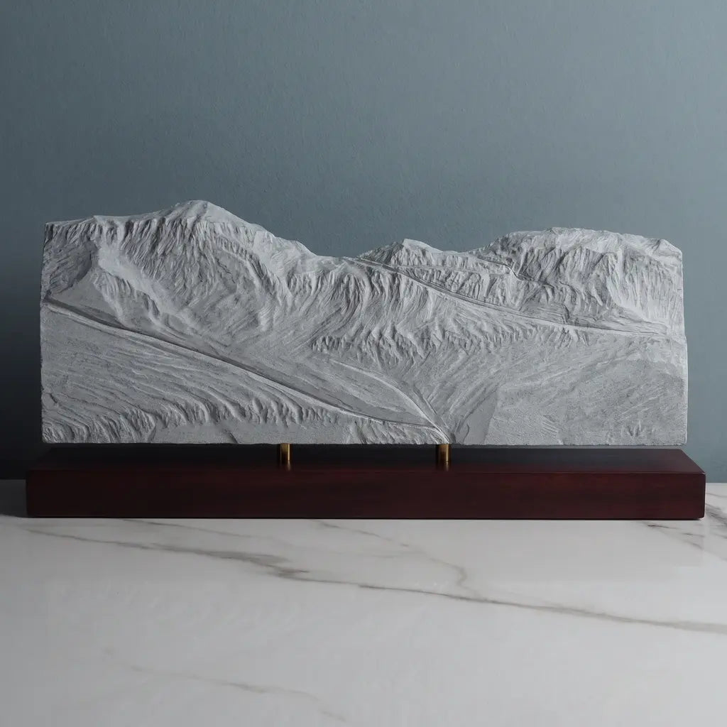 Andes Sculpture - Valle Nevado Ski Resort Sculpted Peaks
