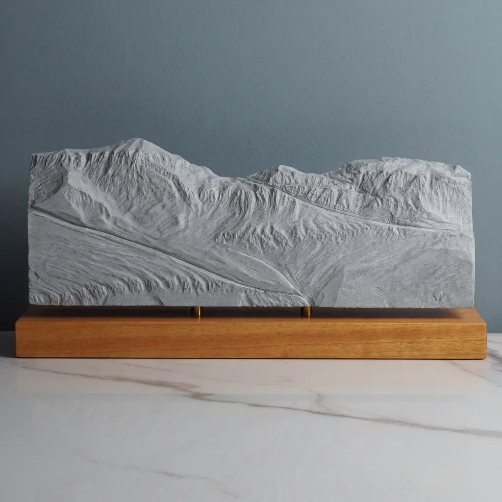 Andes Sculpture - Valle Nevado Ski Resort Sculpted Peaks