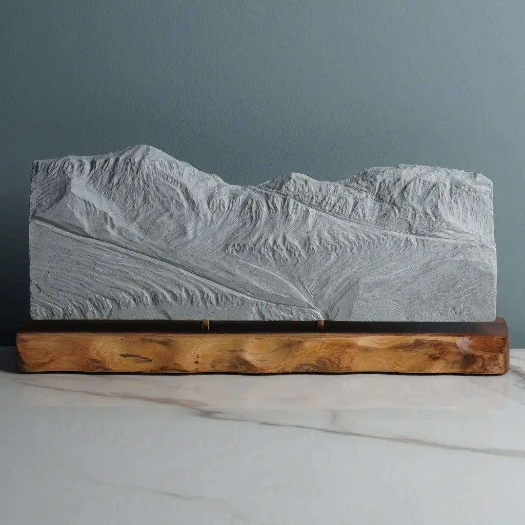 Andes Sculpture - Valle Nevado Ski Resort Sculpted Peaks