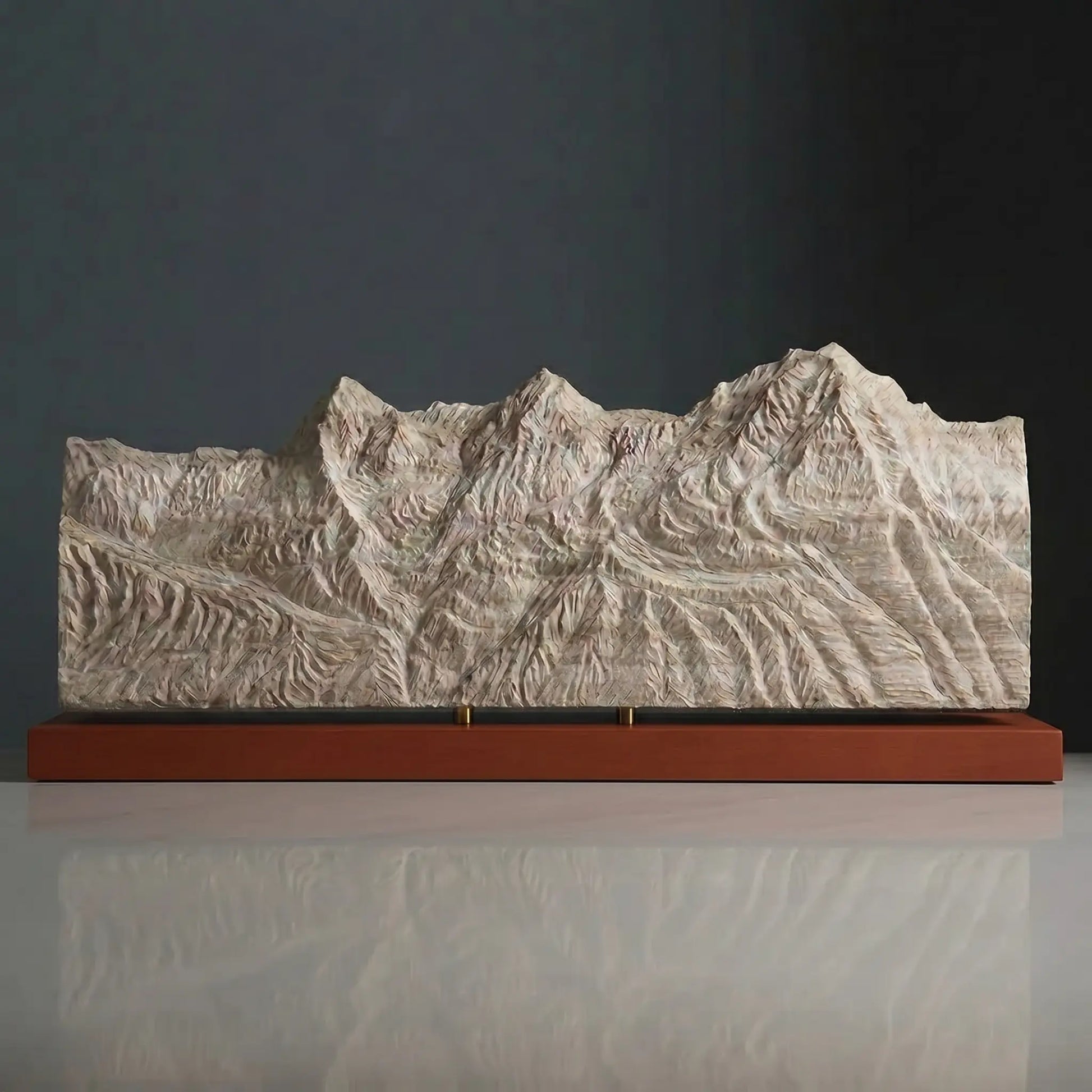 The Bernese Trio Sculpture (Eiger, Mönch, Jungfrau - View from Schilthorn, Bernese Alps, Switzerland) Sculpted Peaks