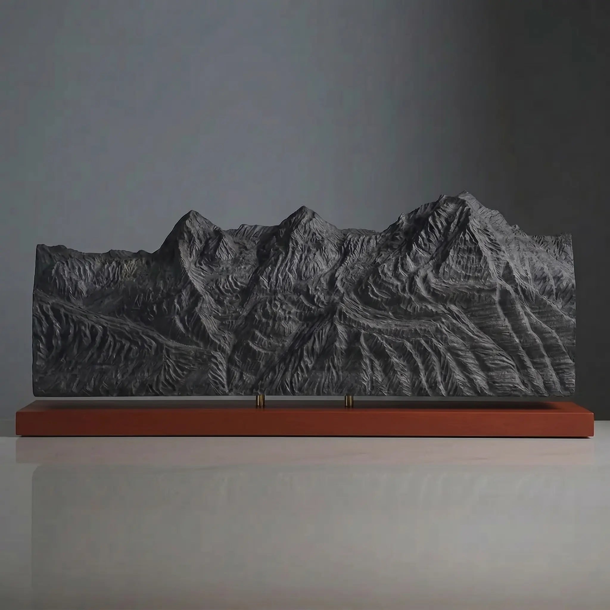 The Bernese Trio Sculpture (Eiger, Mönch, Jungfrau - View from Schilthorn, Bernese Alps, Switzerland) Sculpted Peaks