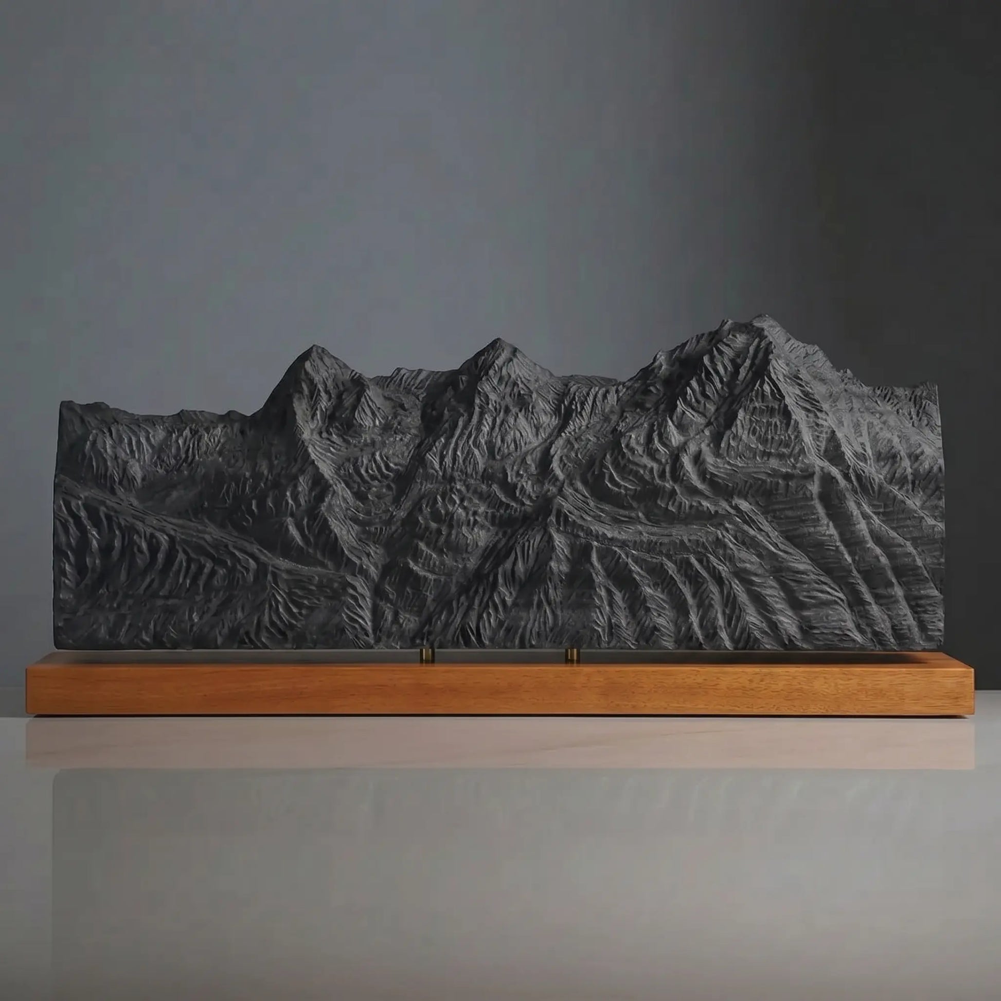 The Bernese Trio Sculpture (Eiger, Mönch, Jungfrau - View from Schilthorn, Bernese Alps, Switzerland) Sculpted Peaks
