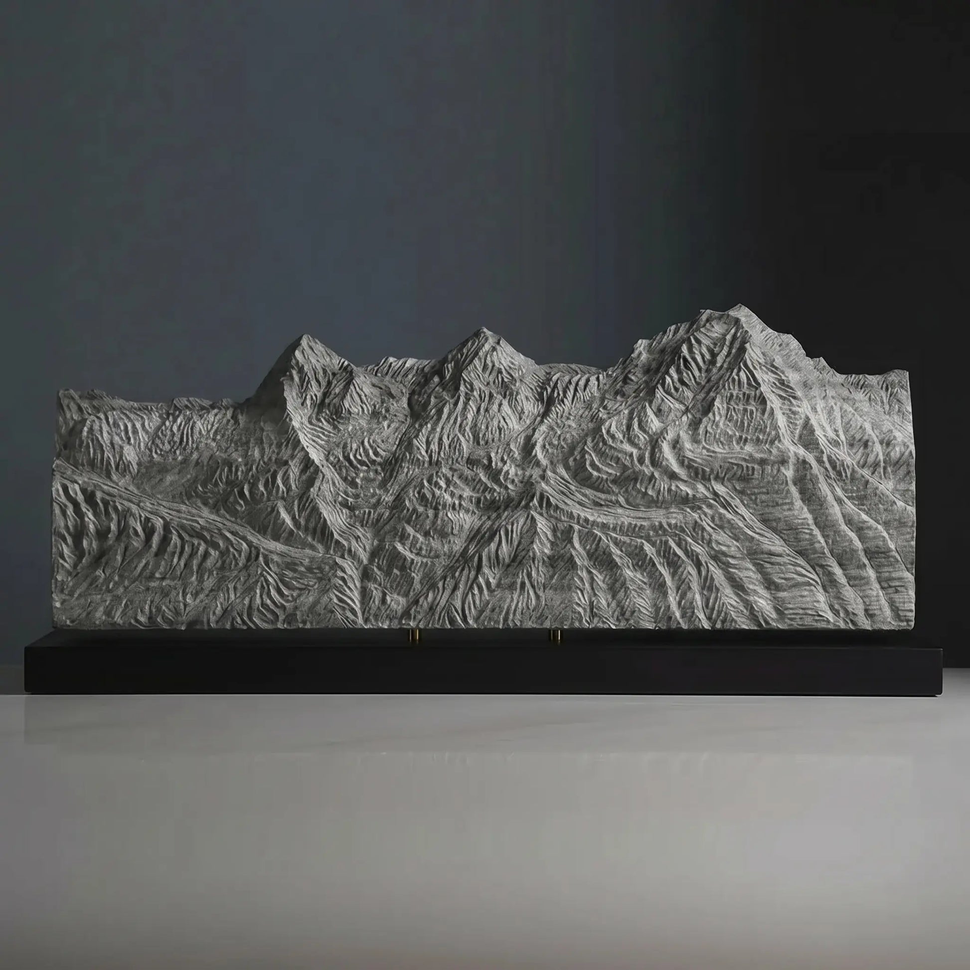 The Bernese Trio Sculpture (Eiger, Mönch, Jungfrau - View from Schilthorn, Bernese Alps, Switzerland) Sculpted Peaks