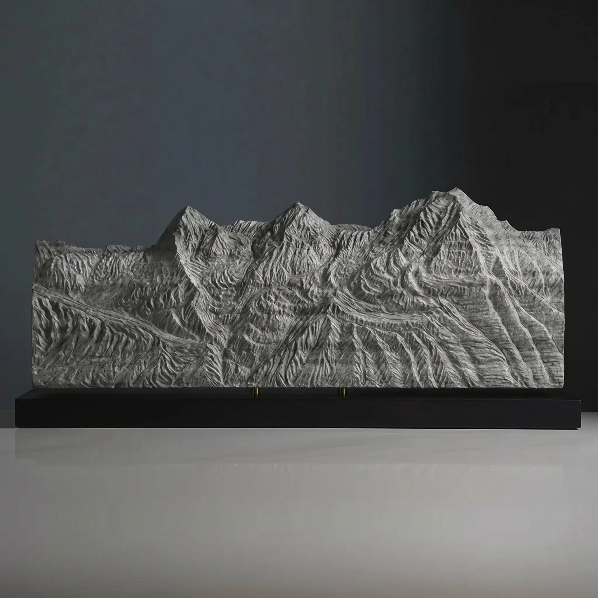 The Bernese Trio Sculpture (Eiger, Mönch, Jungfrau - View from Schilthorn, Bernese Alps, Switzerland) Sculpted Peaks