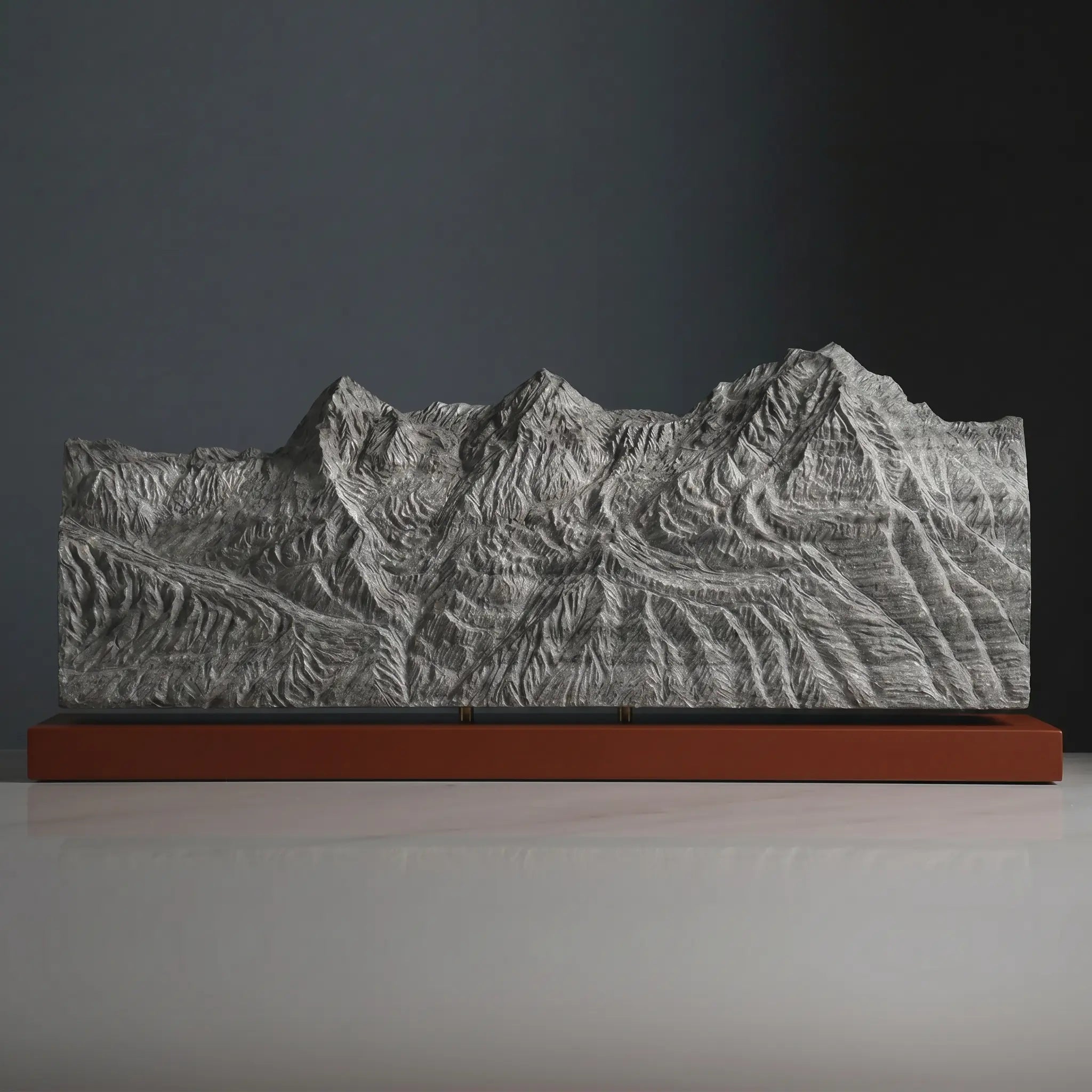 The Bernese Trio Sculpture (Eiger, Mönch, Jungfrau - View from Schilthorn, Bernese Alps, Switzerland) Sculpted Peaks