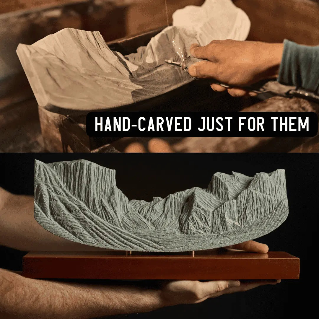 Bespoke Sculpture Gift Box Sculpted Peaks