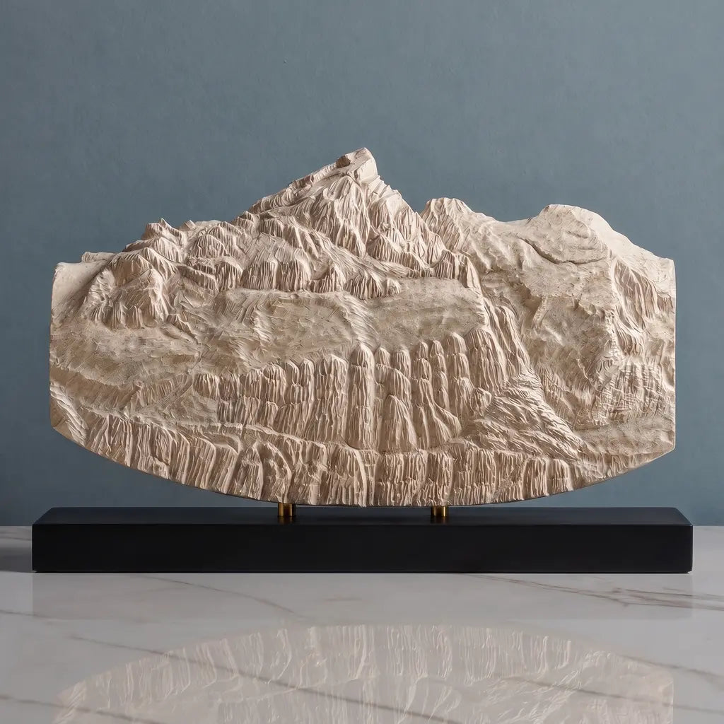 Bluemlisalp Rothorn Sculpture - Oeschinen Lake Sculpted Peaks