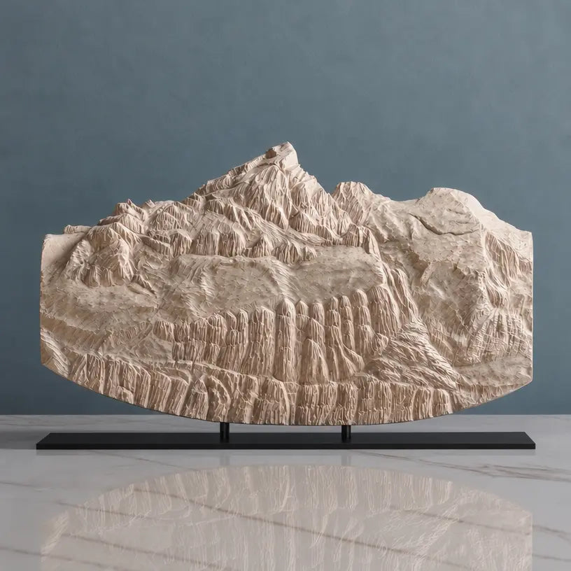 Bluemlisalp Rothorn Sculpture - Oeschinen Lake Sculpted Peaks