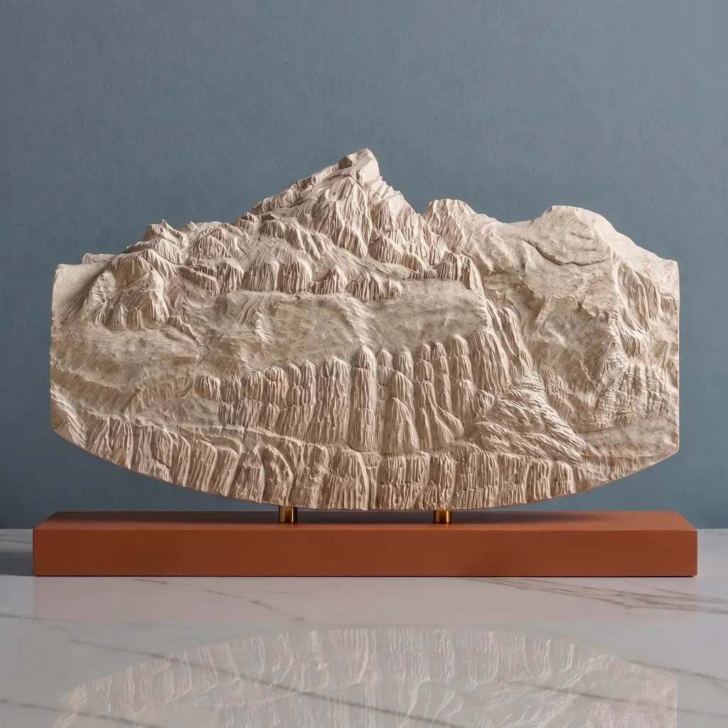 Bluemlisalp Rothorn Sculpture - Oeschinen Lake Sculpted Peaks