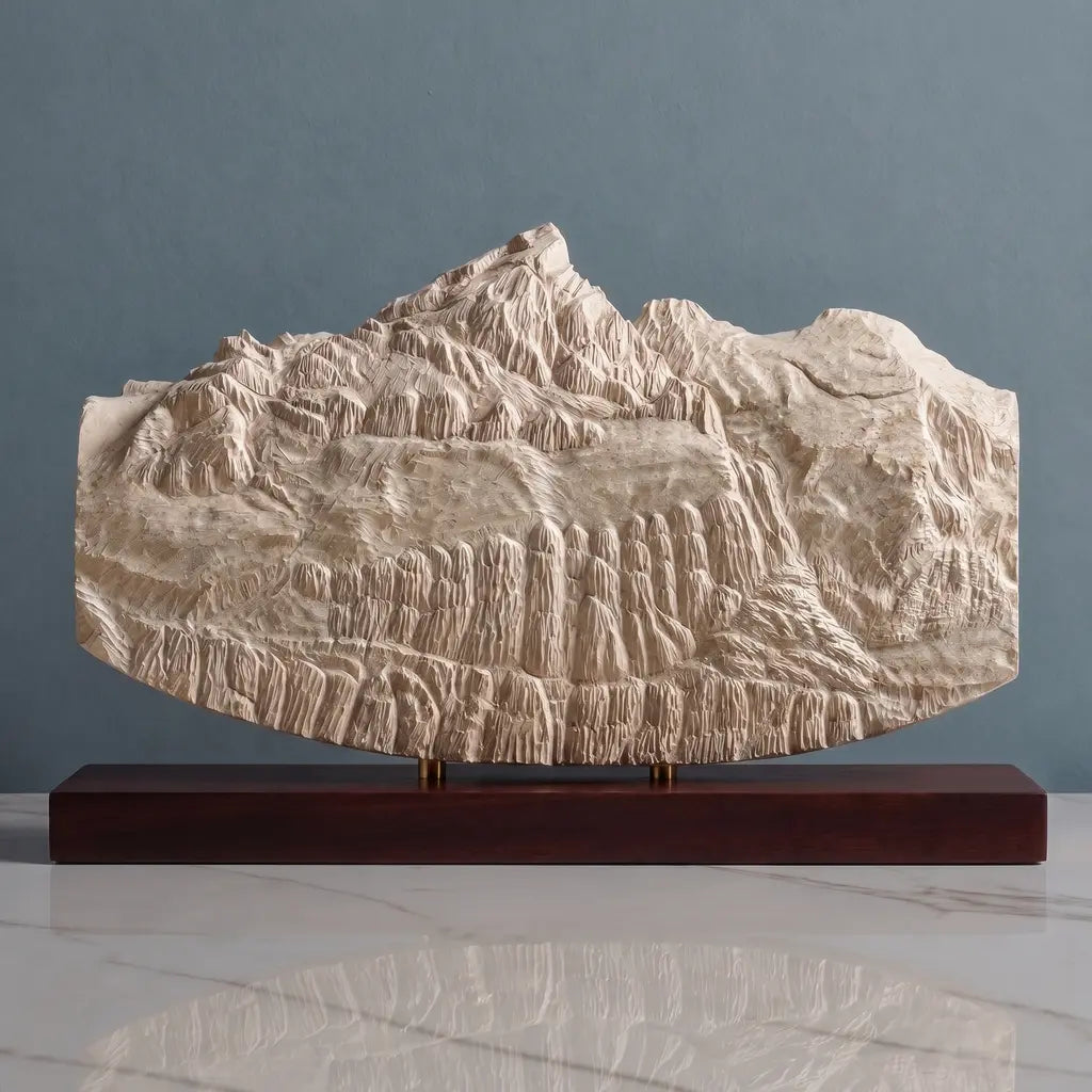 Bluemlisalp Rothorn Sculpture - Oeschinen Lake Sculpted Peaks