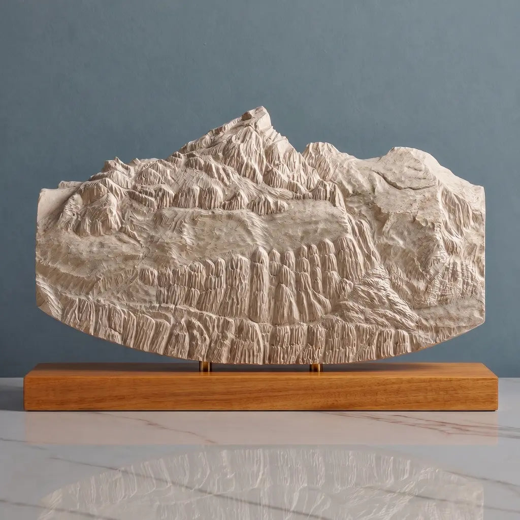 Bluemlisalp Rothorn Sculpture - Oeschinen Lake Sculpted Peaks