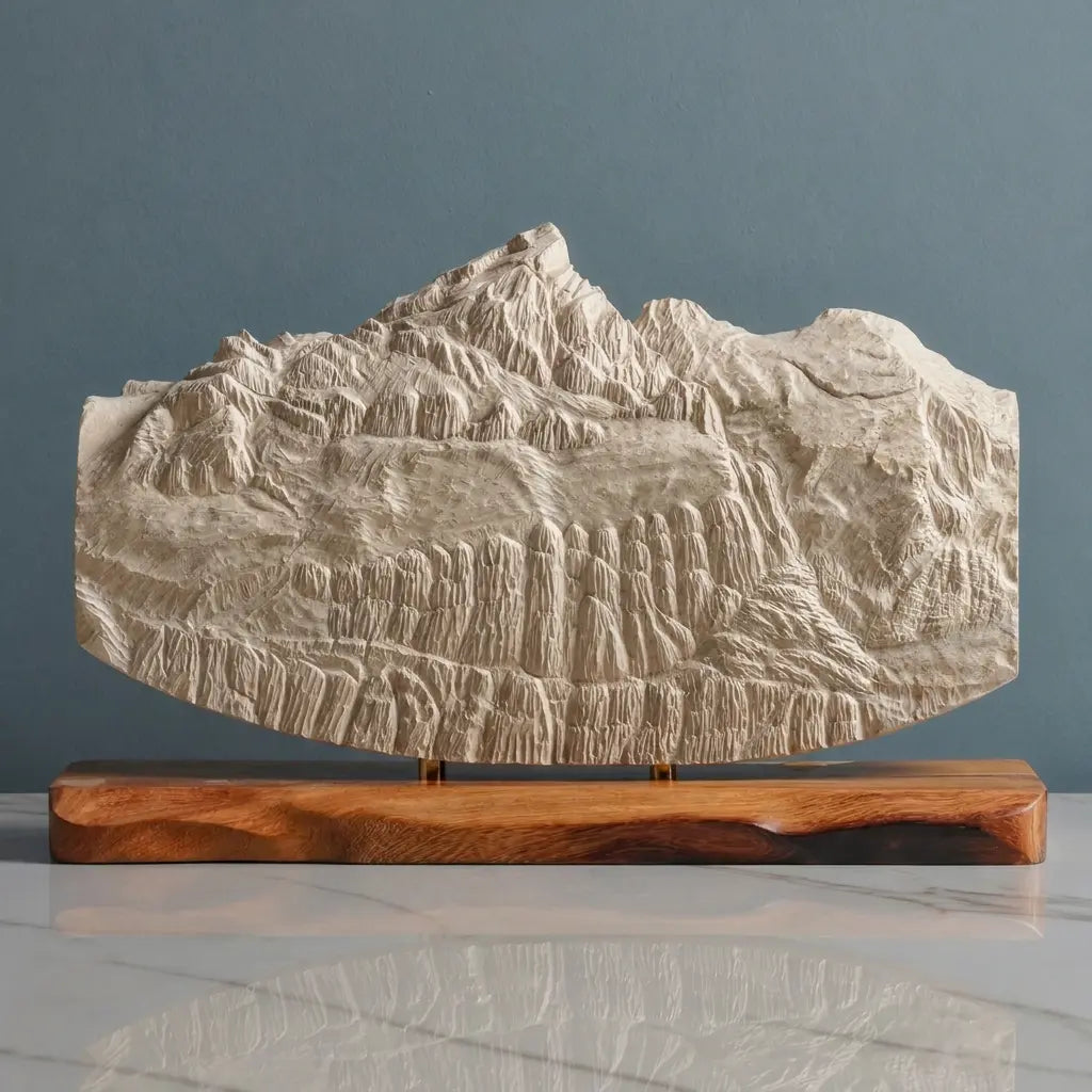 Bluemlisalp Rothorn Sculpture - Oeschinen Lake Sculpted Peaks