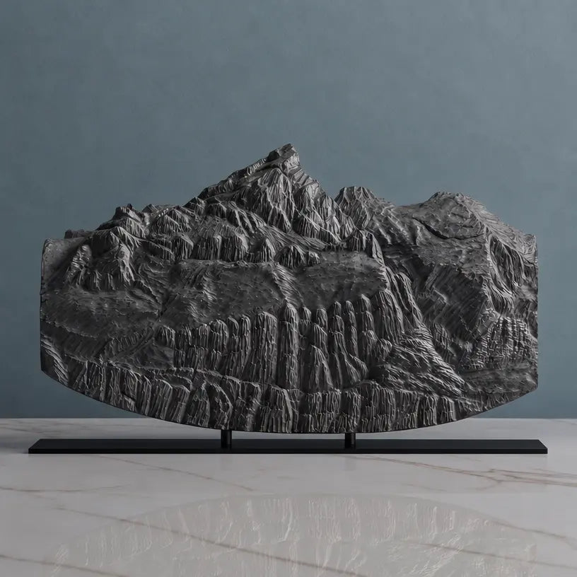 Bluemlisalp Rothorn Sculpture - Oeschinen Lake Sculpted Peaks