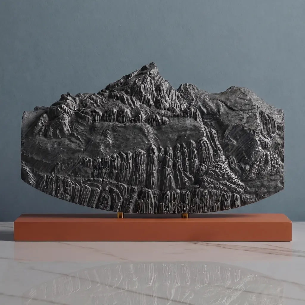 Bluemlisalp Rothorn Sculpture - Oeschinen Lake Sculpted Peaks