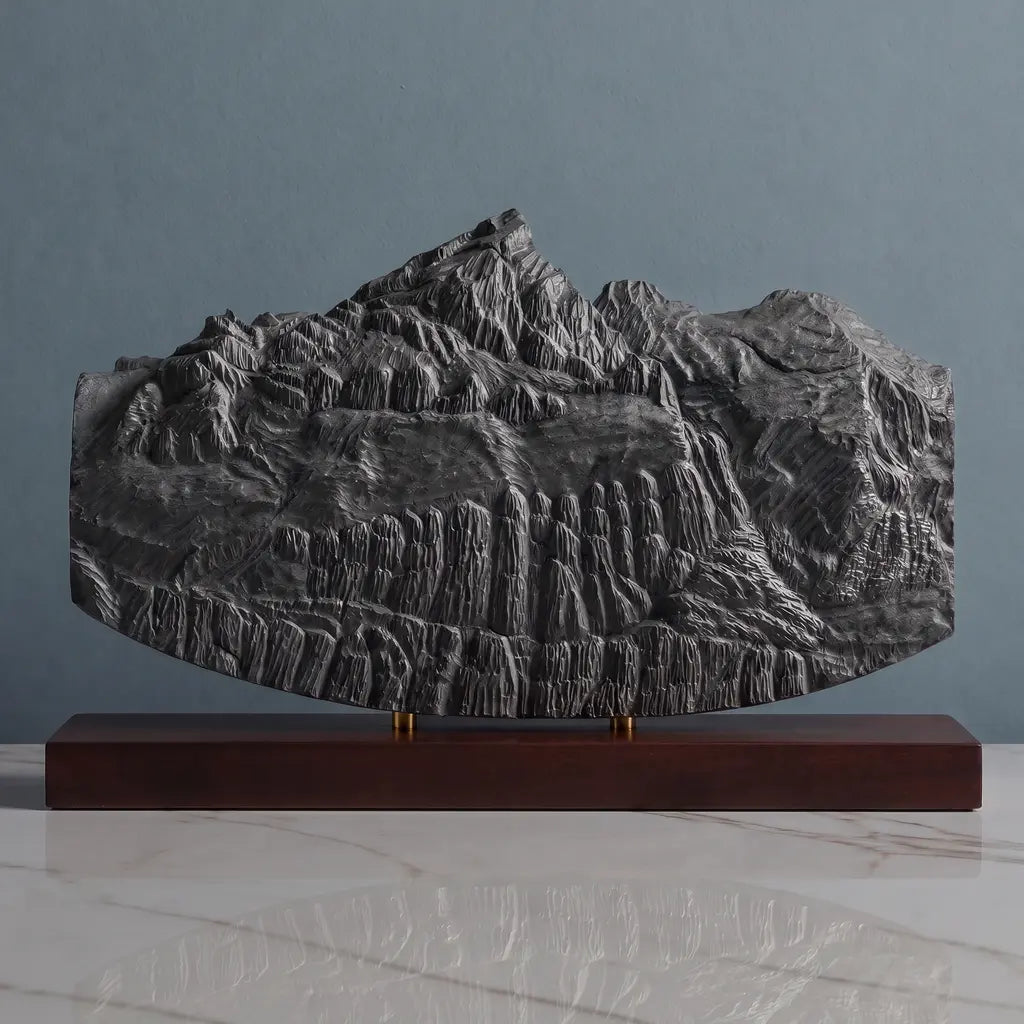 Bluemlisalp Rothorn Sculpture - Oeschinen Lake Sculpted Peaks