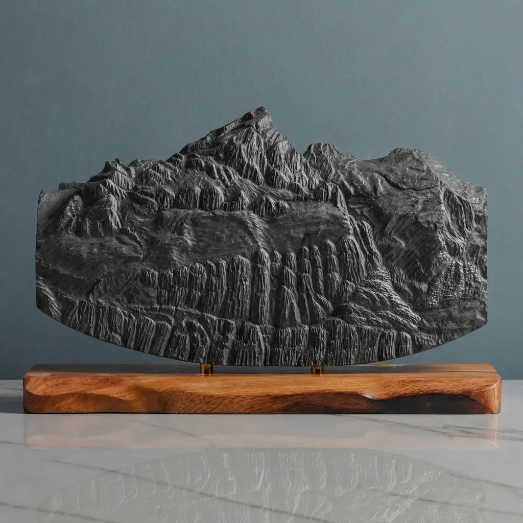 Bluemlisalp Rothorn Sculpture - Oeschinen Lake Sculpted Peaks