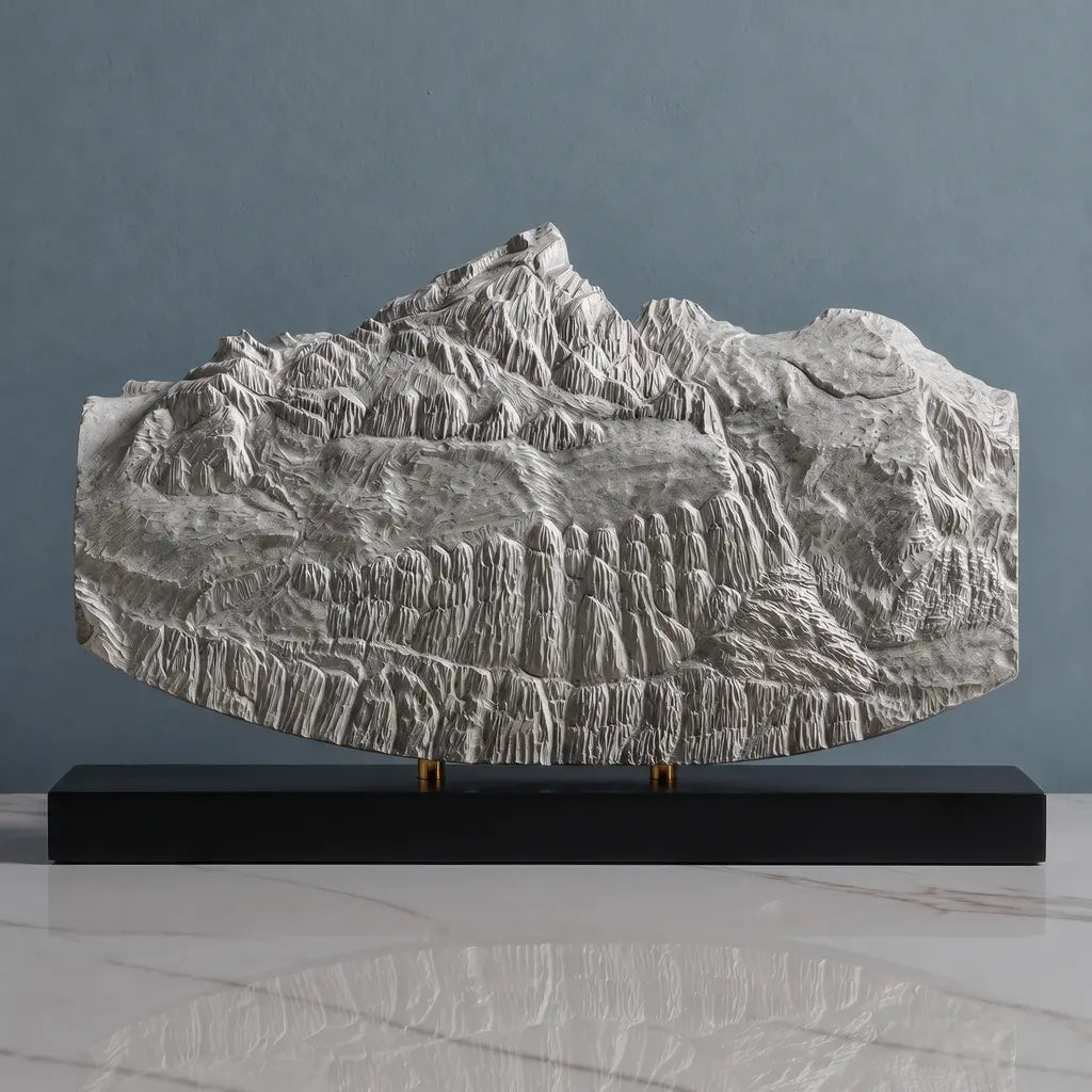 Bluemlisalp Rothorn Sculpture - Oeschinen Lake Sculpted Peaks