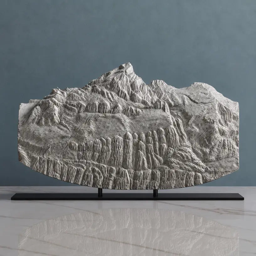 Bluemlisalp Rothorn Sculpture - Oeschinen Lake Sculpted Peaks