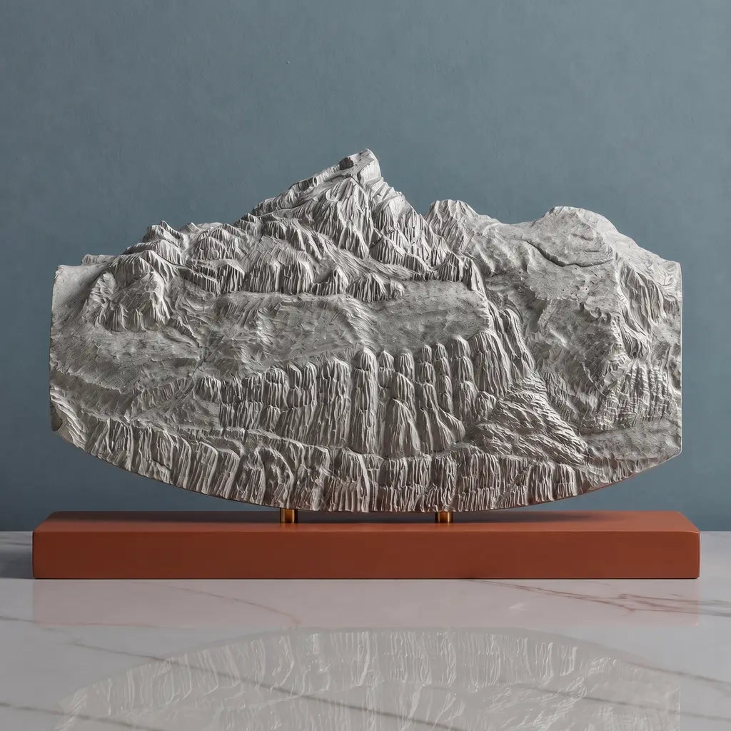 Bluemlisalp Rothorn Sculpture - Oeschinen Lake Sculpted Peaks