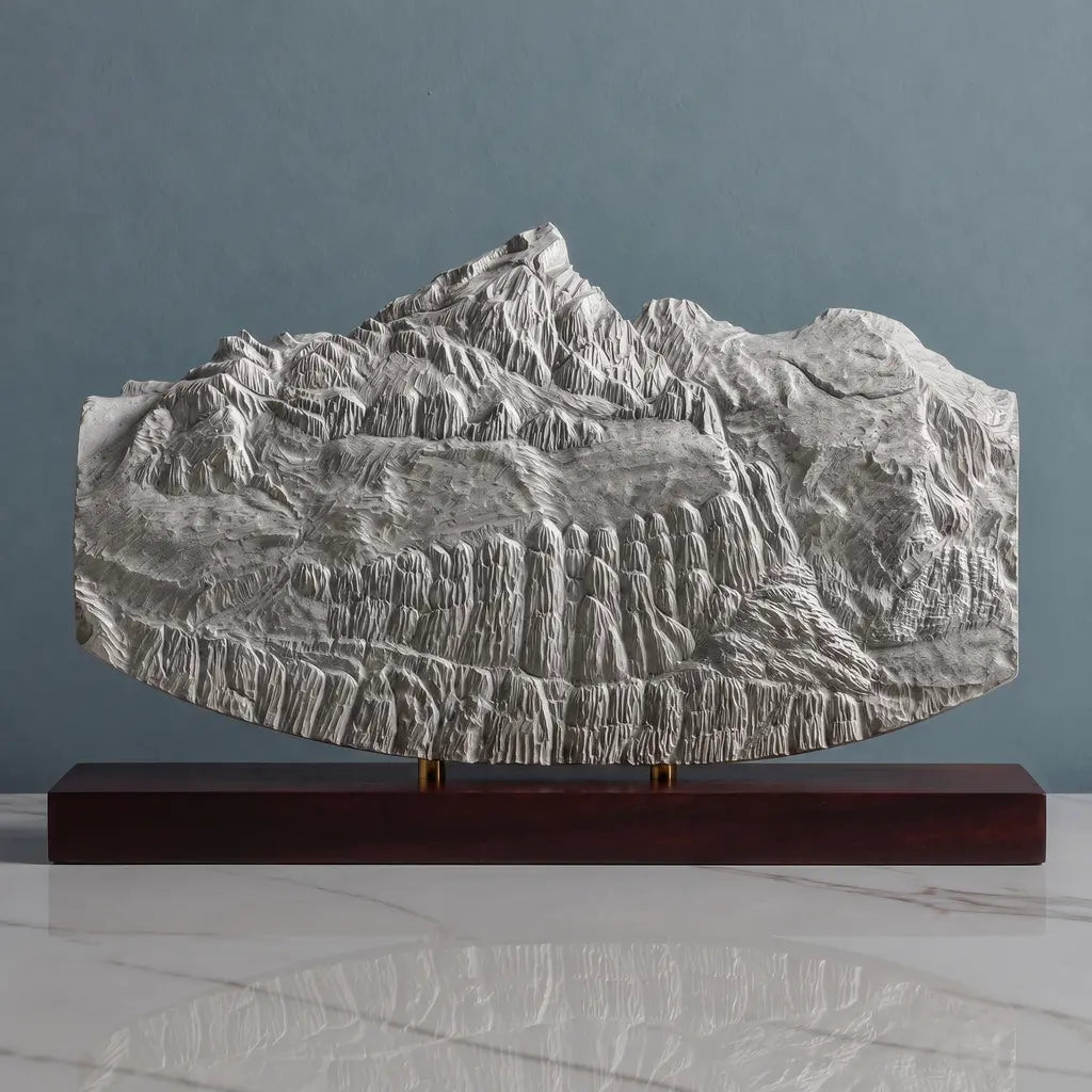 Bluemlisalp Rothorn Sculpture - Oeschinen Lake Sculpted Peaks