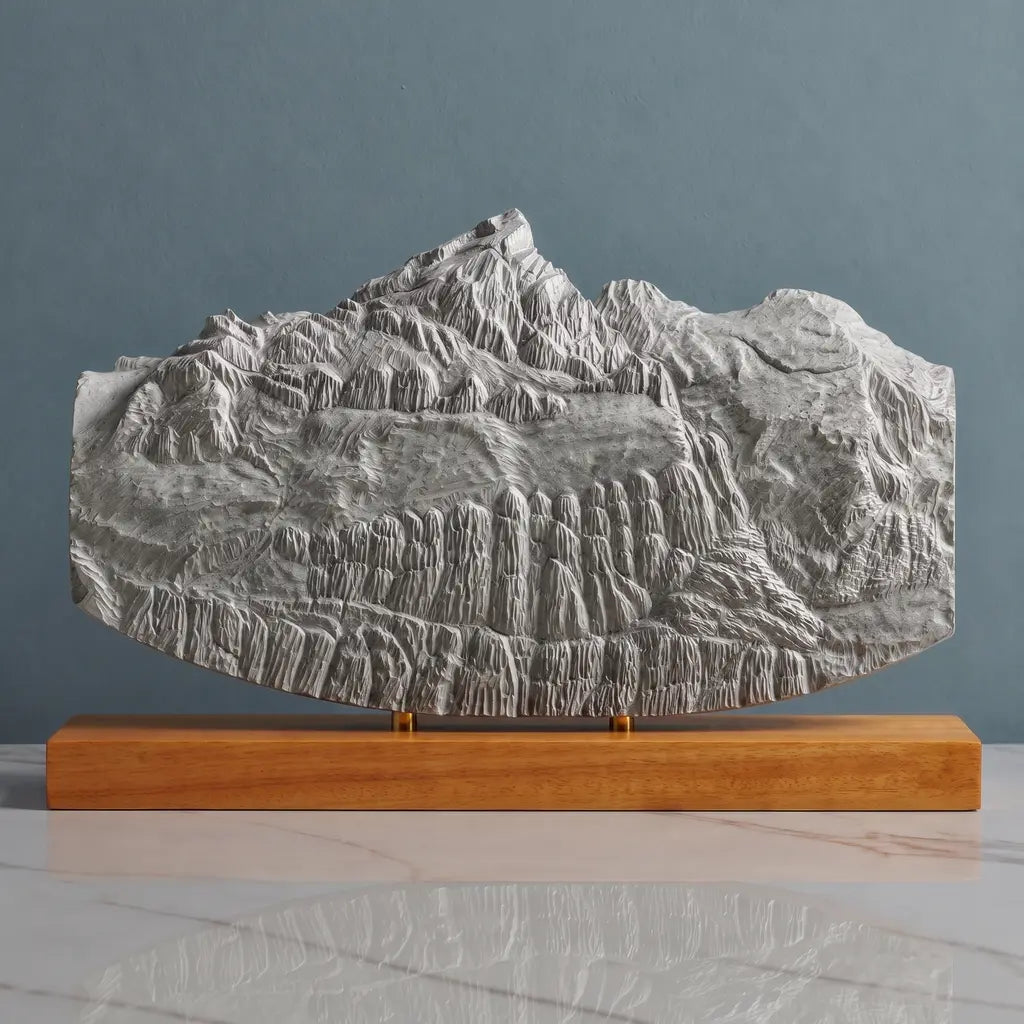 Bluemlisalp Rothorn Sculpture - Oeschinen Lake Sculpted Peaks