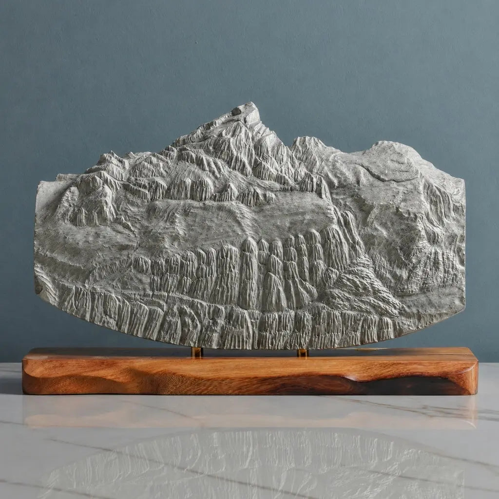 Bluemlisalp Rothorn Sculpture - Oeschinen Lake Sculpted Peaks