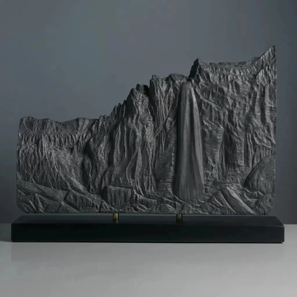 Bridal Veil Falls Sculpture (Telluride, Colorado) Sculpted Peaks