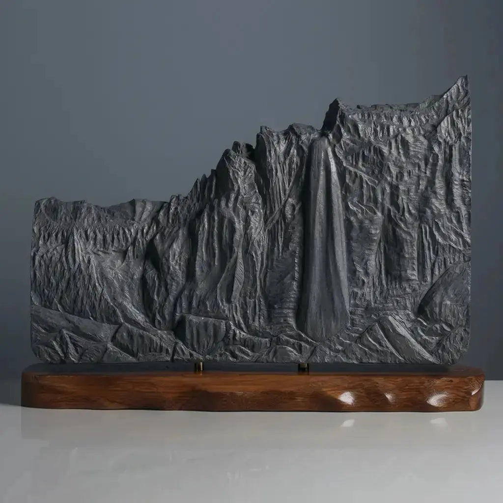 Bridal Veil Falls Sculpture (Telluride, Colorado) Sculpted Peaks