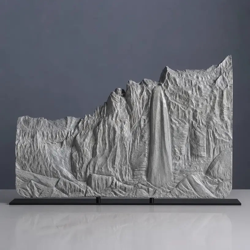 Bridal Veil Falls Sculpture (Telluride, Colorado) Sculpted Peaks
