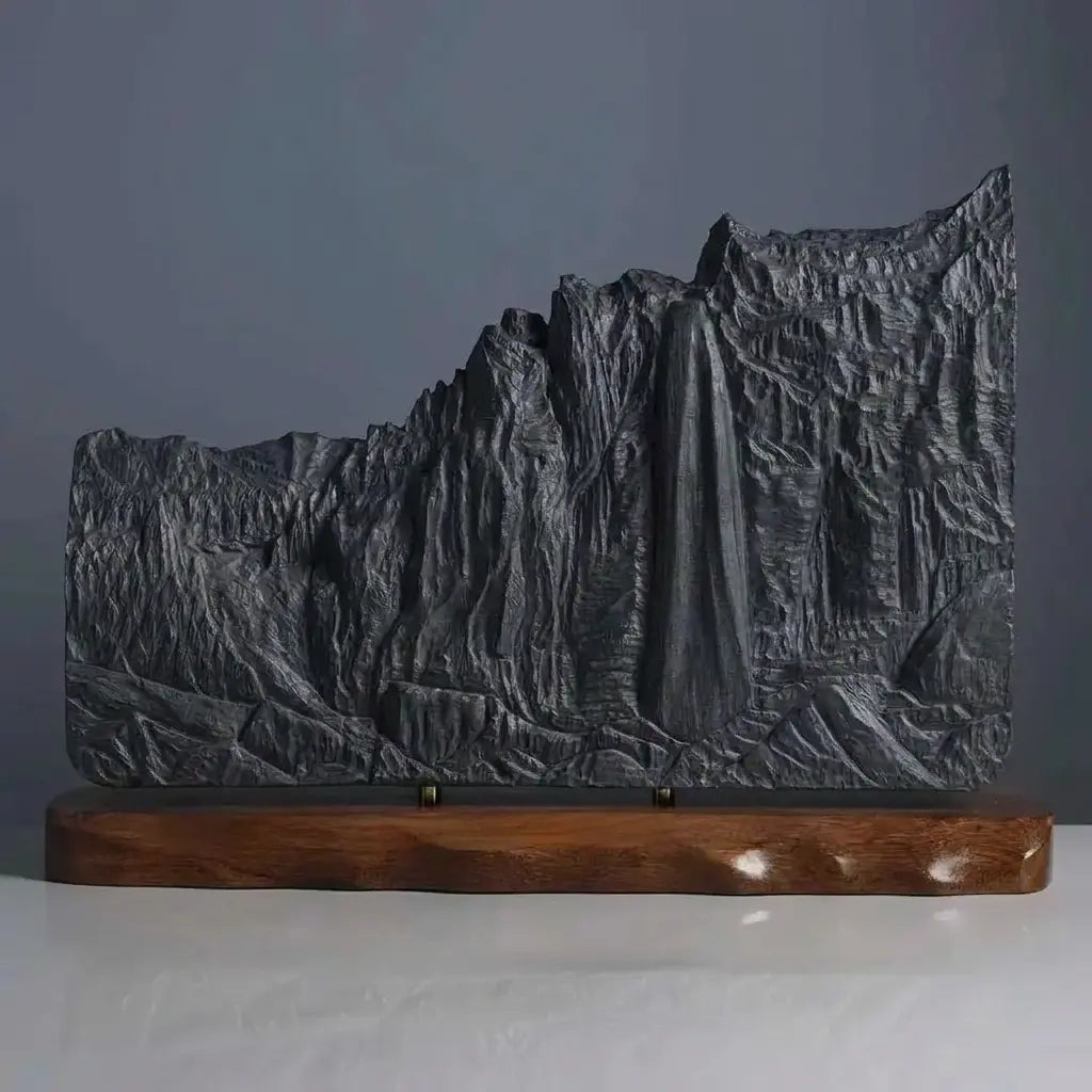 Bridal Veil Falls Sculpture (Telluride, Colorado) Sculpted Peaks