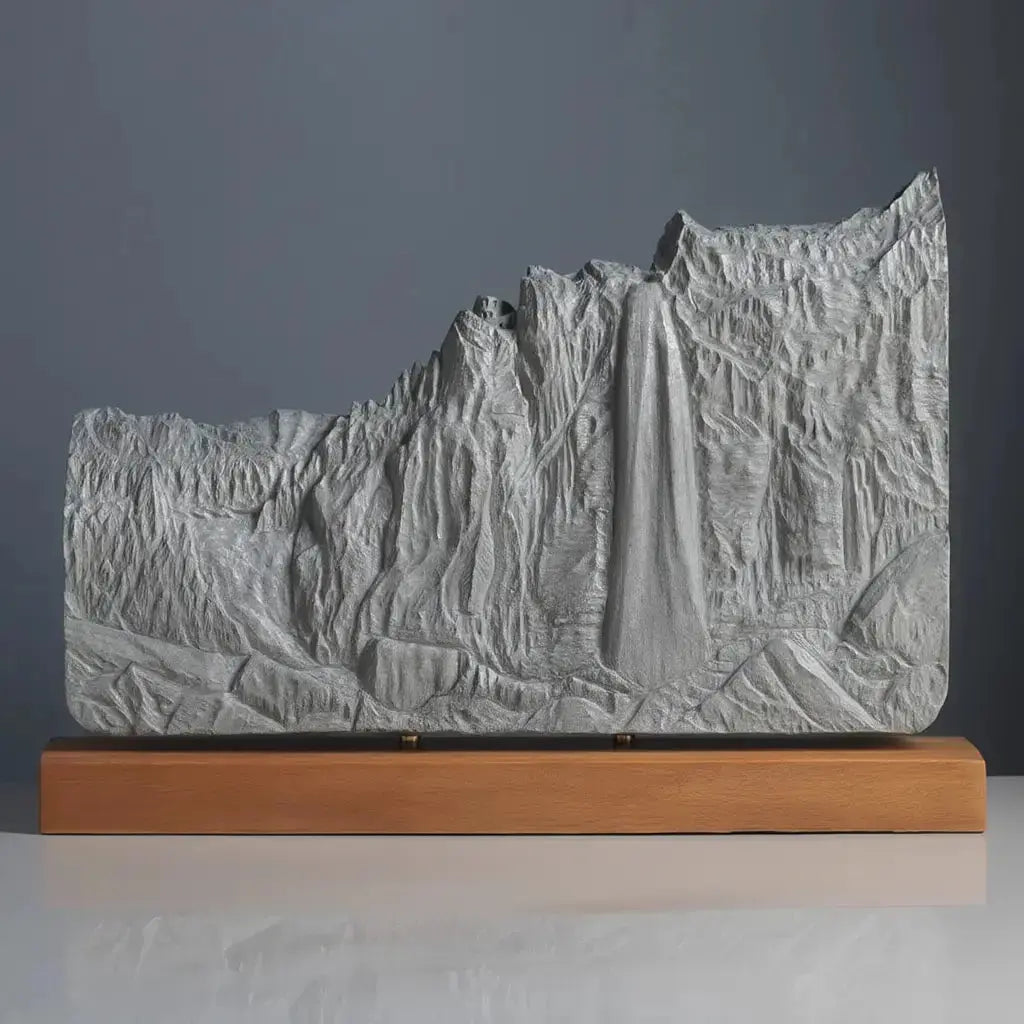 Bridal Veil Falls Sculpture (Telluride, Colorado) Sculpted Peaks