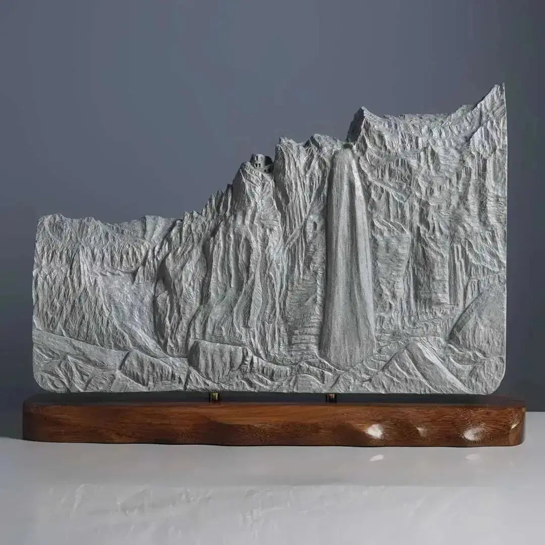 Bridal Veil Falls Sculpture (Telluride, Colorado) Sculpted Peaks