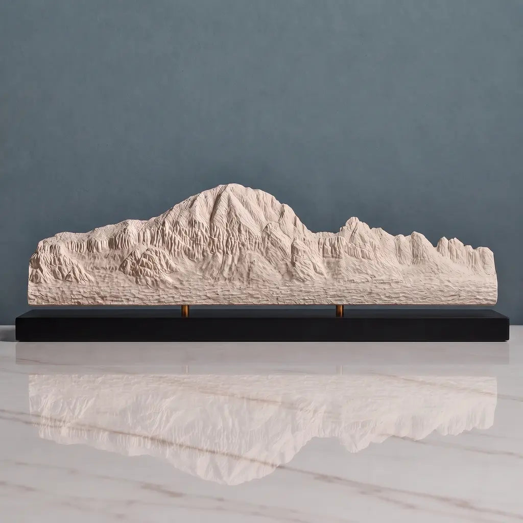 Capitol Butte Sculpture - South Face Sculpted Peaks