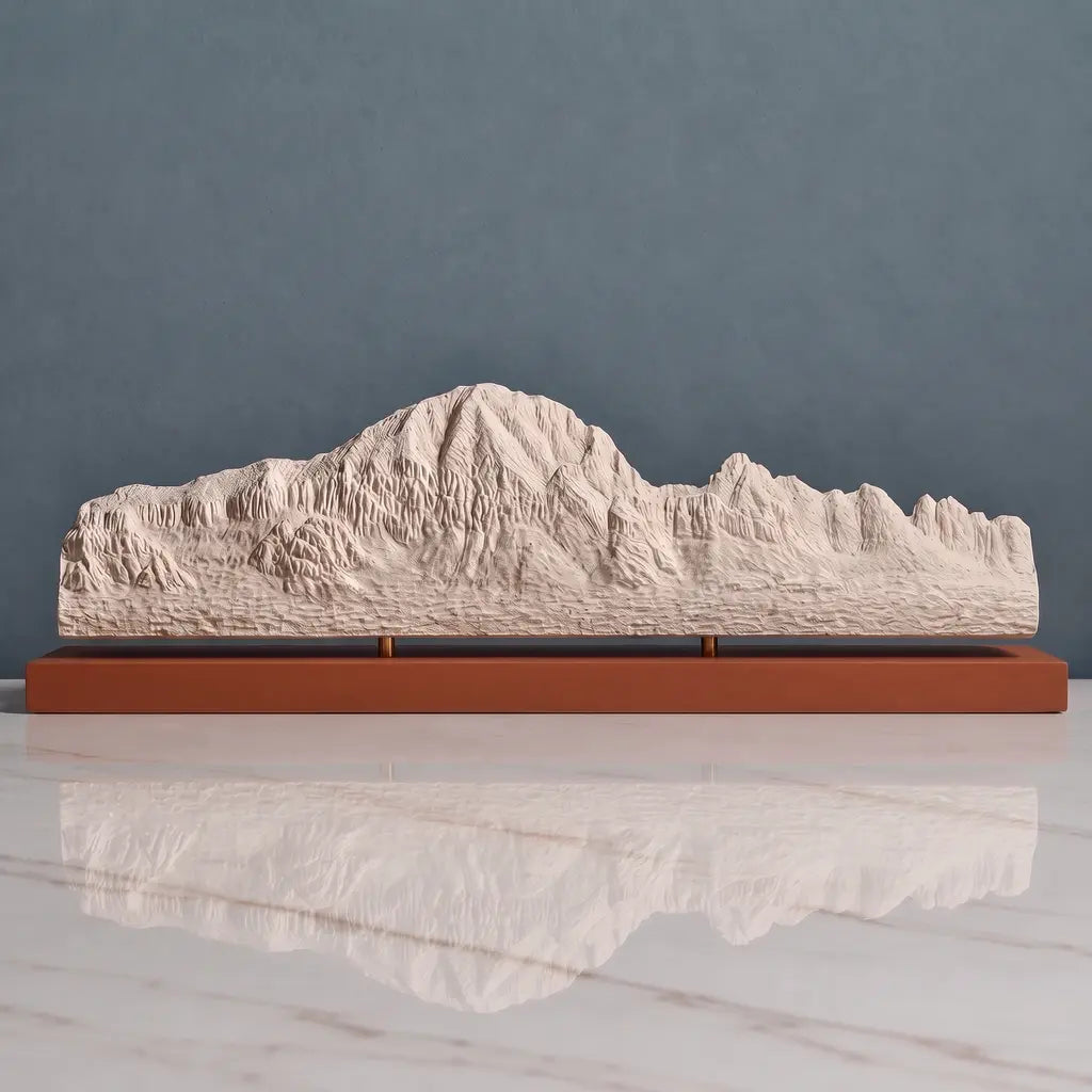 Capitol Butte Sculpture - South Face Sculpted Peaks