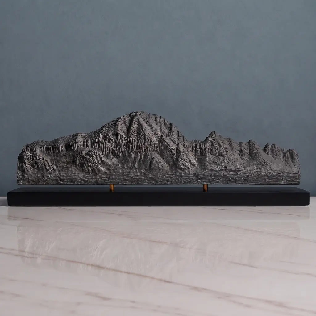 Capitol Butte Sculpture - South Face Sculpted Peaks