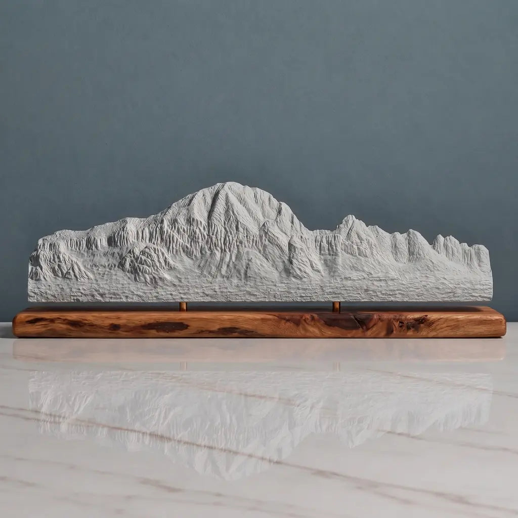Capitol Butte Sculpture - South Face Sculpted Peaks