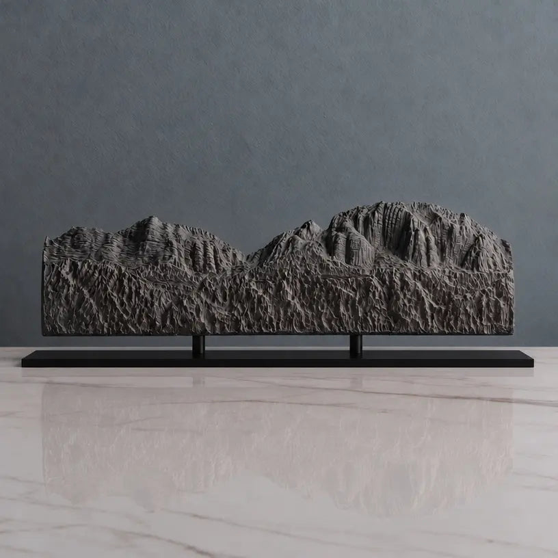 Capitol Butte Sculpture - Thunder Mountain Trail Sculpted Peaks