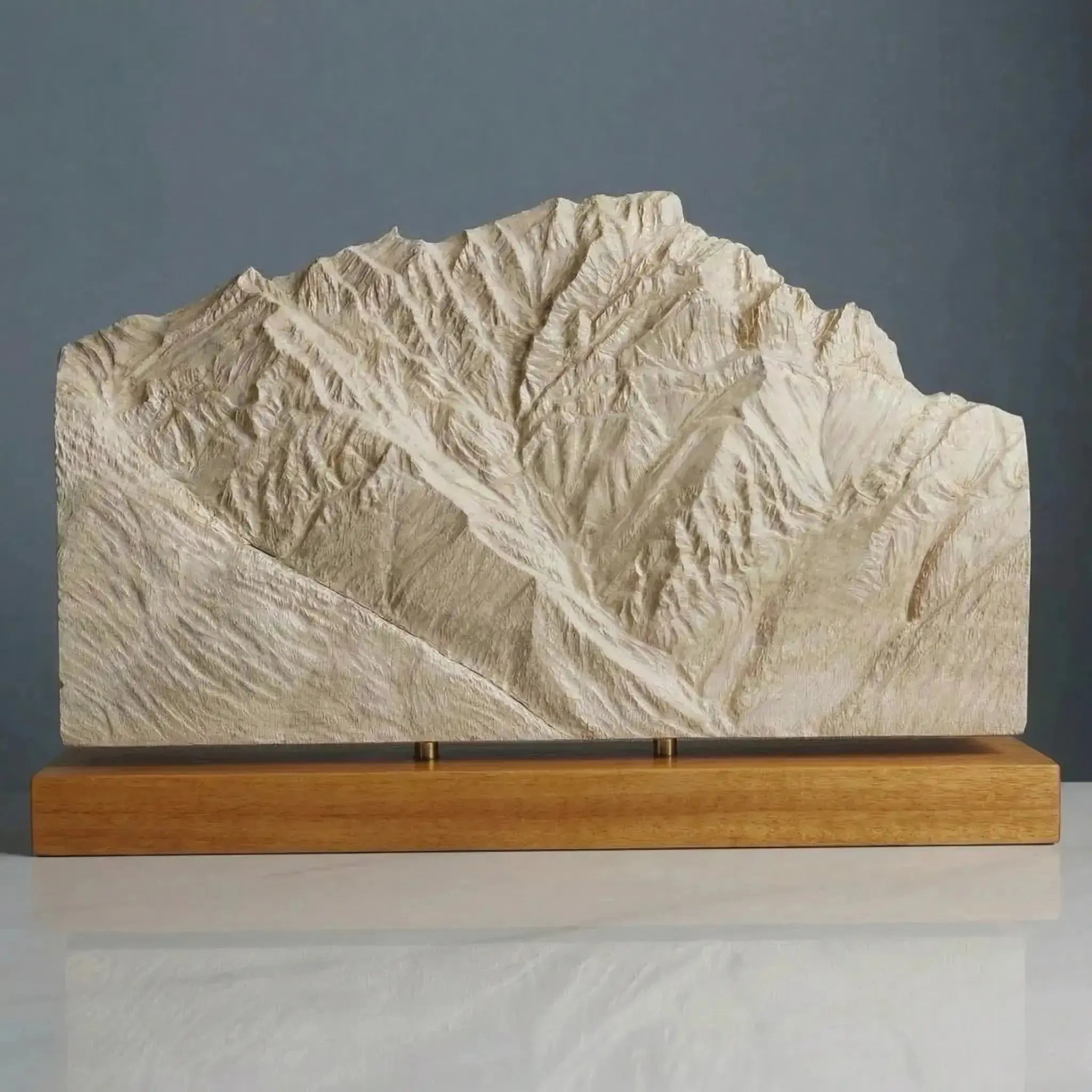 Cascade Mountain Sculpture (Banff, Alberta) Sculpted Peaks