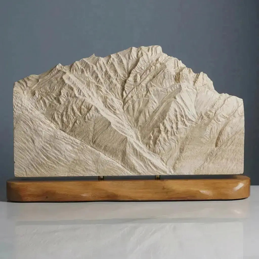 Cascade Mountain Sculpture (Banff, Alberta) Sculpted Peaks