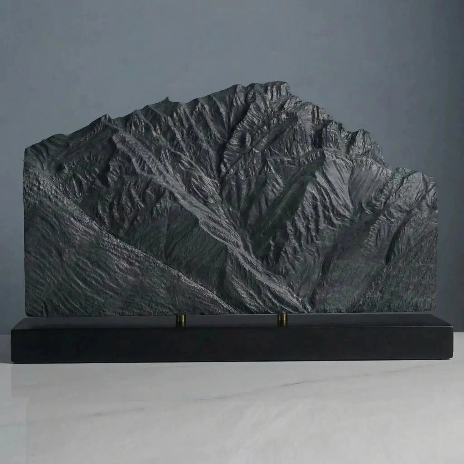 Cascade Mountain Sculpture (Banff, Alberta) Sculpted Peaks