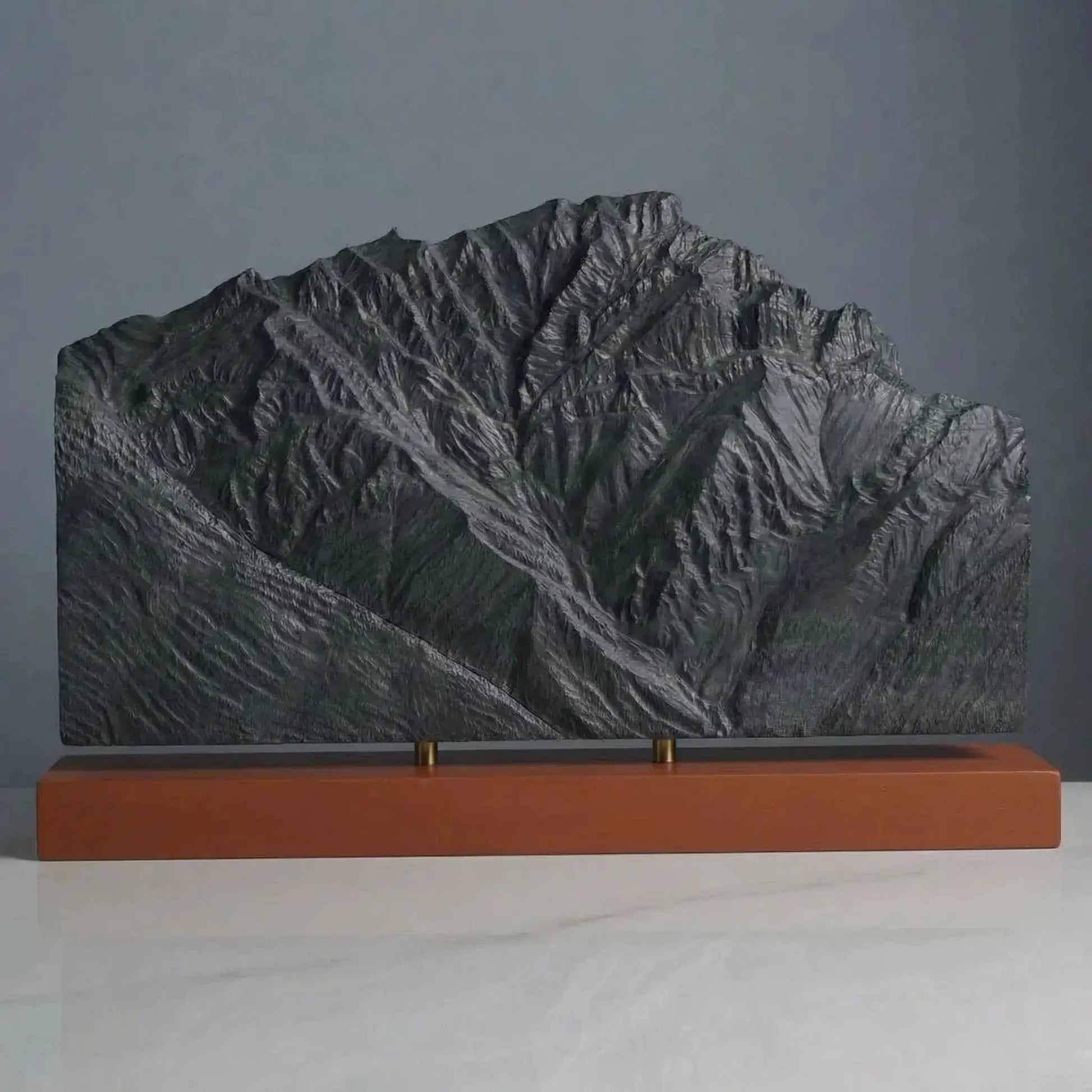 Cascade Mountain Sculpture (Banff, Alberta) Sculpted Peaks