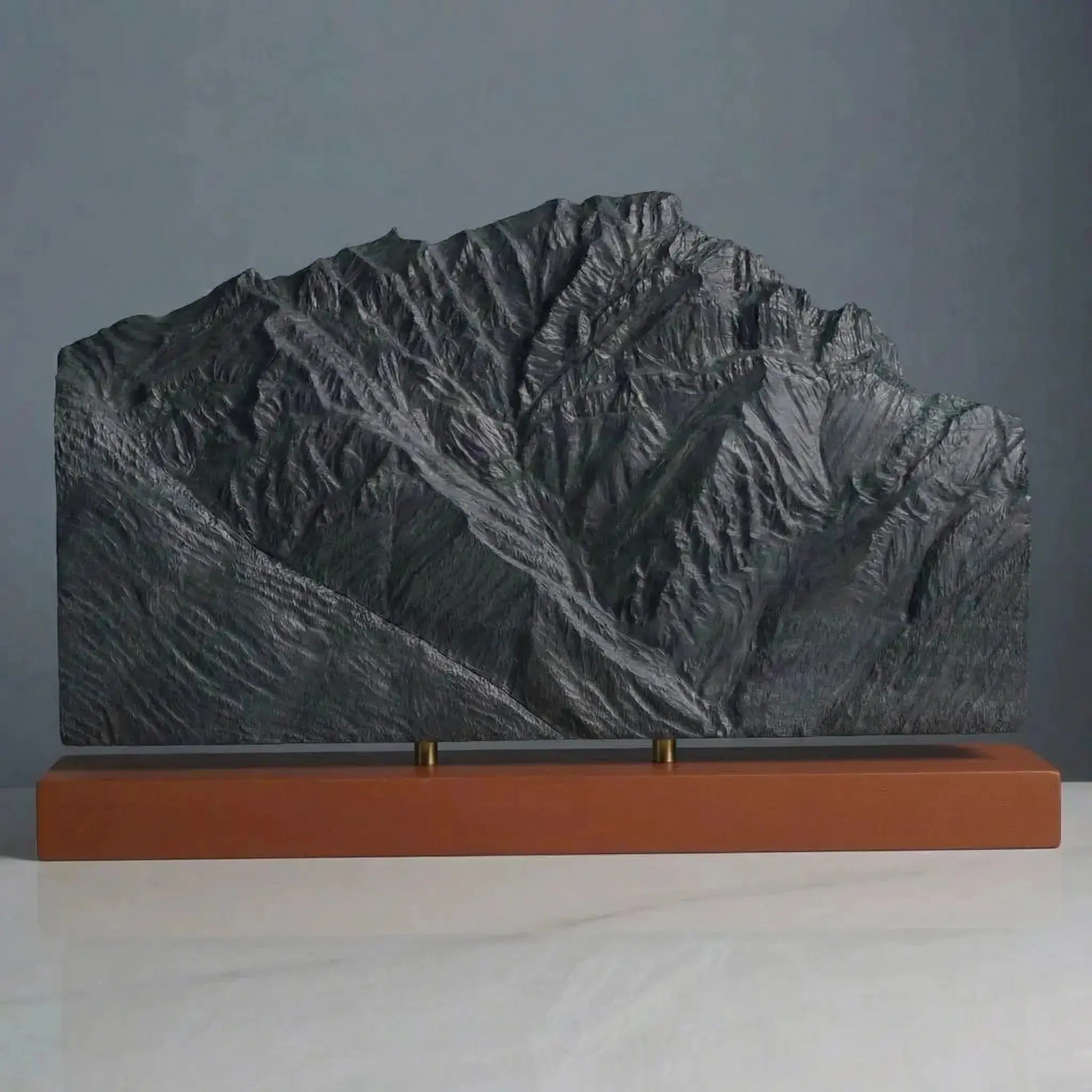Cascade Mountain Sculpture (Banff, Alberta) Sculpted Peaks