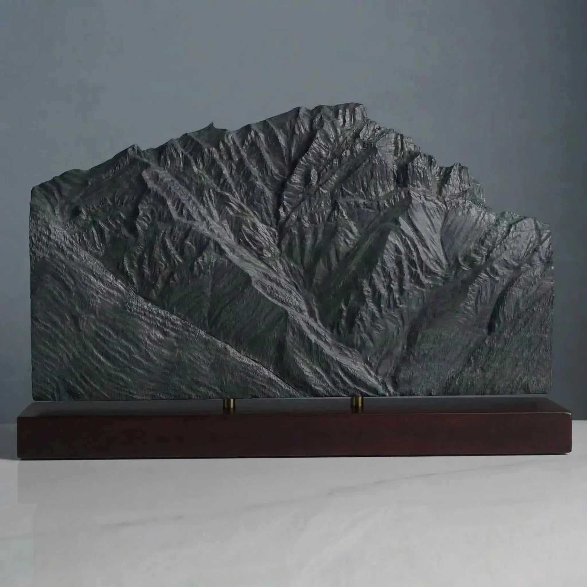 Cascade Mountain Sculpture (Banff, Alberta) Sculpted Peaks