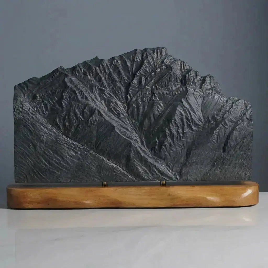Cascade Mountain Sculpture (Banff, Alberta) Sculpted Peaks