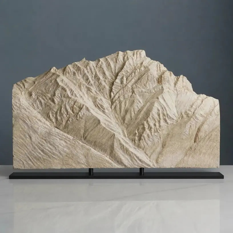 Cascade Mountain Sculpture (Banff, Alberta) Sculpted Peaks