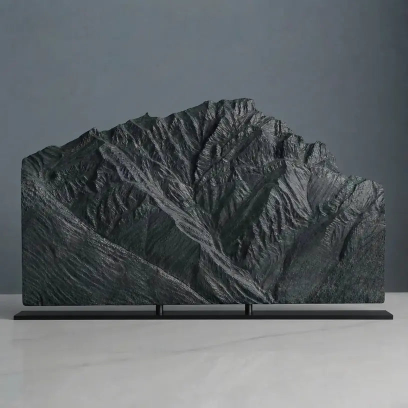 Cascade Mountain Sculpture (Banff, Alberta) Sculpted Peaks