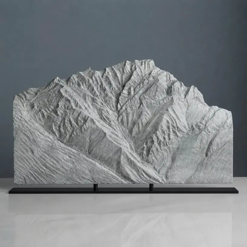 Cascade Mountain Sculpture (Banff, Alberta) Sculpted Peaks